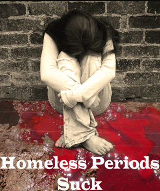 Homeless menstruation